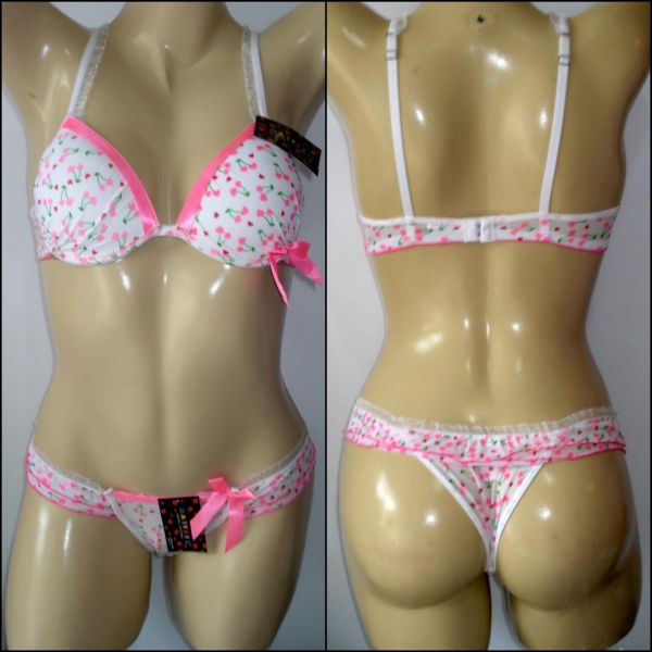 CONJUNTO CEREJINHA -  BRANCO TAM. G REF: C097