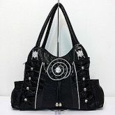 BOLSA PEOPLE COR PRETO - REF: 19552