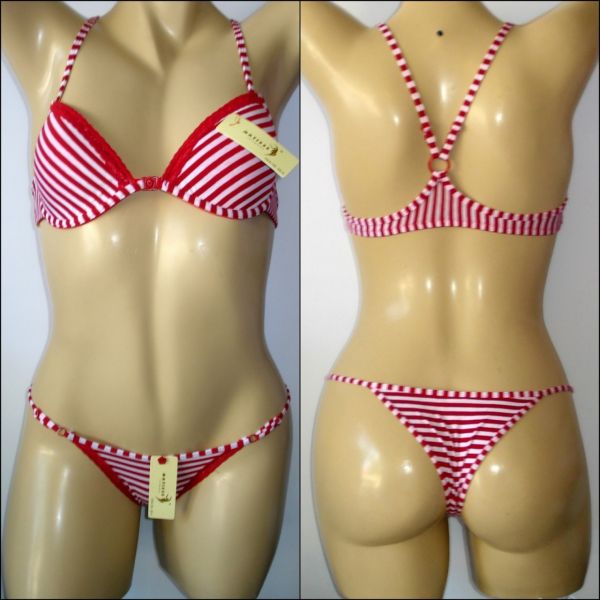 CONJUNTO LISTRINHA -  TAM. GG. VERMELHO REF:C084