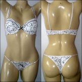CONJUNTO DALMATA BRANCO TAM. M REF: 006