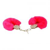 ALGEMA DE METAL EM PELÚCIA ROSA