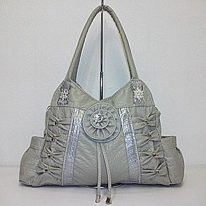BOLSA PEOPLE COR CINZA - REF: 19555