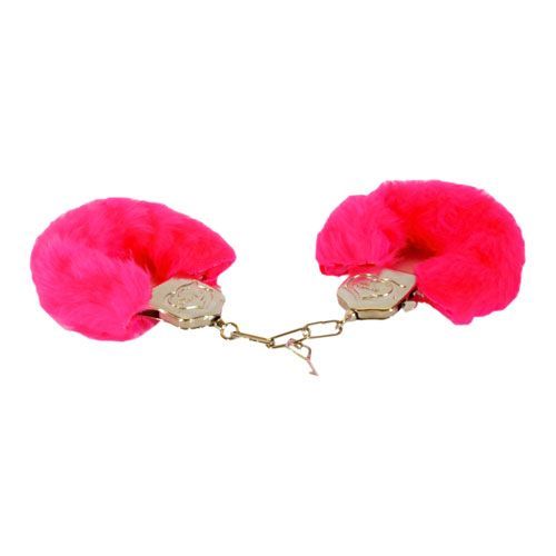 ALGEMA DE METAL EM PELÚCIA ROSA