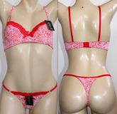 COJUNTO LEOPARDA - VERMELHO TAM. M REF: C117